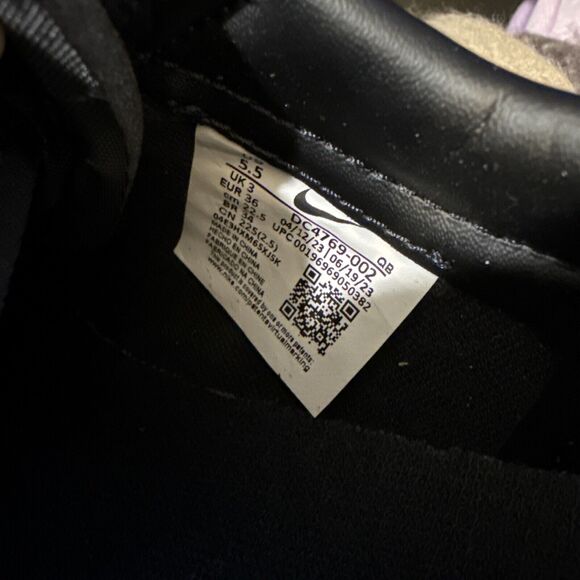 Nike Shoes Blazer Low 77 Wmns Size 5.5 Triple Black Casual School DC4769 002 NEW - Picture 8 of 8